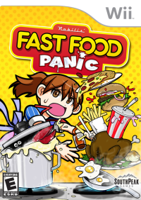 Fast Food Panic Wii  box art